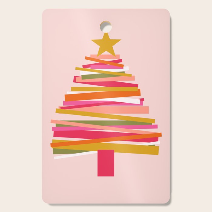 Ribbon Christmas Tree - candy Cutting Board Gallery Image 1