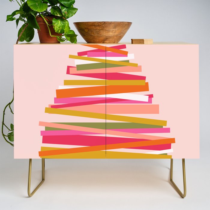 Ribbon Christmas Tree - candy Credenza Gallery Image 1