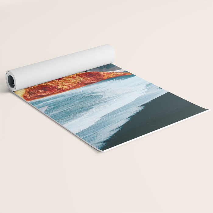 Sighting (Champagne & Pizza) Yoga Mat Gallery Image 2