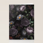 Mystic Moon Night Roses Botanical Flower Garden Stationery Card Gallery Image 2