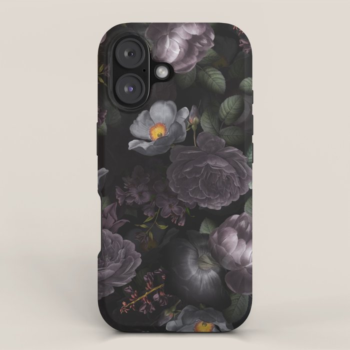 Mystic Moon Night Roses Botanical Flower Garden iPhone Case Gallery Image 1