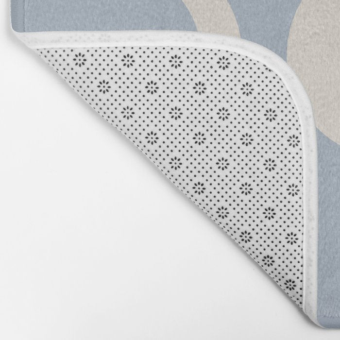 Moon Minimalism - Blue Bath Mat Gallery Image 2