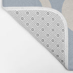 Moon Minimalism - Blue Bath Mat Gallery Image 2