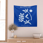 Chathams Blue Collage: Paper Cutouts Matisse Edition  Wall Tapestry Gallery Image 2