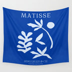 Chathams Blue Collage: Paper Cutouts Matisse Edition  Wall Tapestry Gallery Image 4
