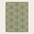 Threaded Geometric Green Peach Poster Gallery Image 4