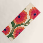 Red Zinnias Yoga Mat Gallery Image 1