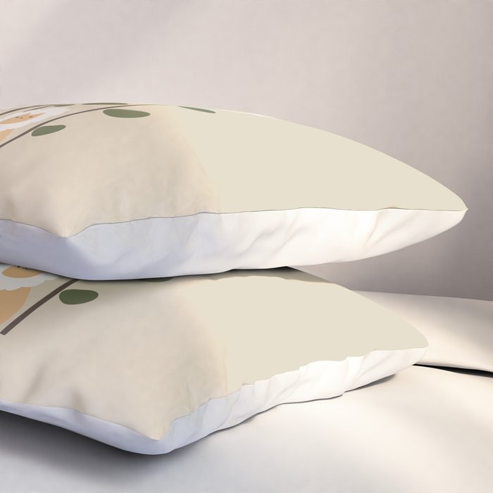 Cat and plant: Catmouflage Pillow Sham Gallery Image 3
