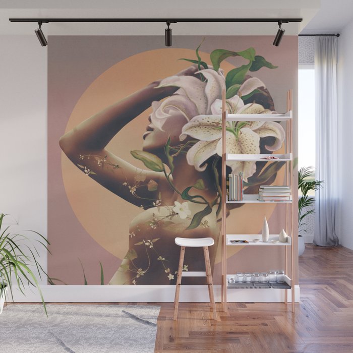 Floral beauty 3 Wall Mural Gallery Image 1