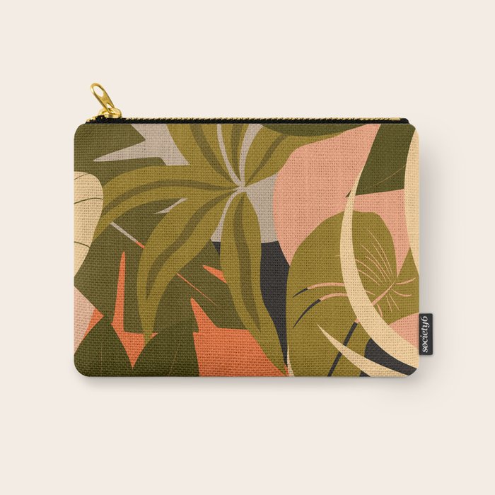 Jungle Abstract 23 Carry All Pouch Gallery Image 1