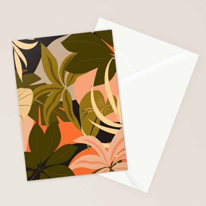 Jungle Abstract 23 Stationery Card Gallery Image 2