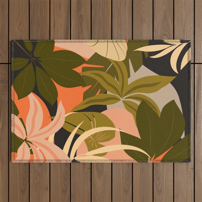 Jungle Abstract 23 Outdoor Rug Gallery Image 1