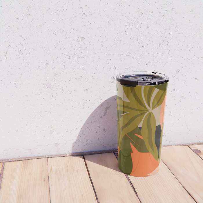 Jungle Abstract 23 Travel Mug Gallery Image 4