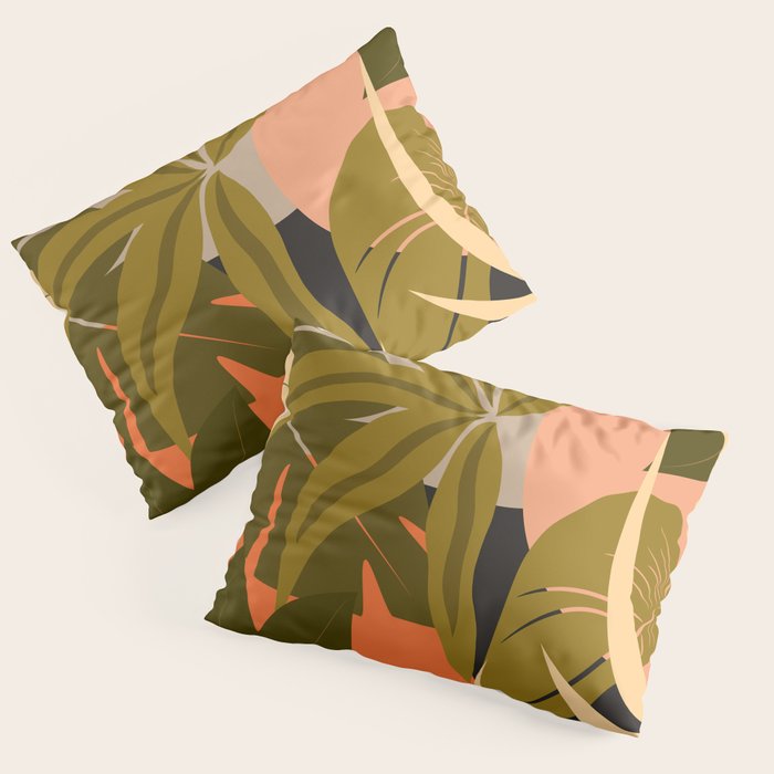 Jungle Abstract 23 Pillow Sham Gallery Image 1