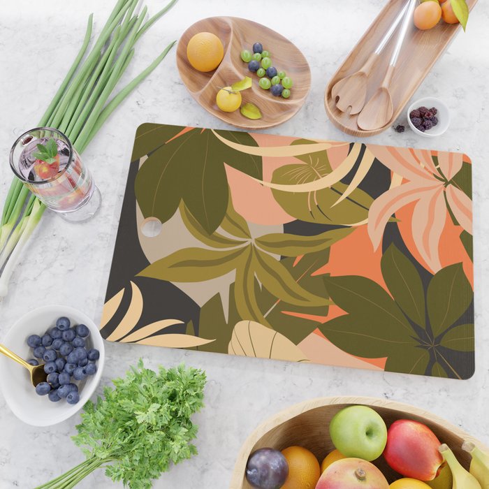 Jungle Abstract 23 Cutting Board Gallery Image 2