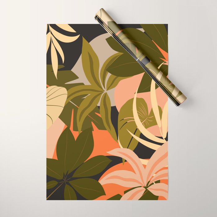 Jungle Abstract 23 Wrapping Paper Gallery Image 1