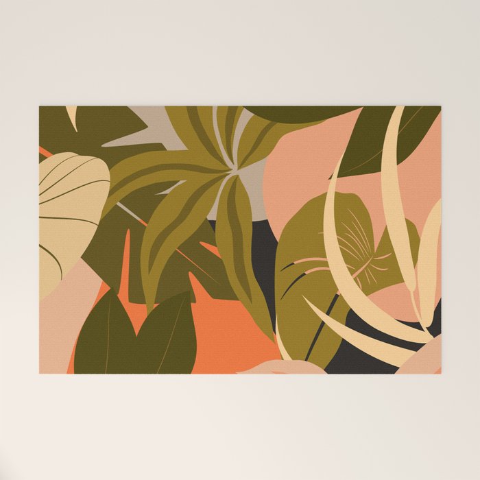 Jungle Abstract 23 Welcome Mat Gallery Image 1
