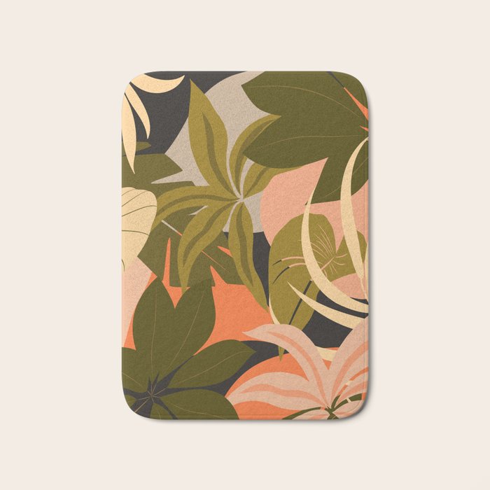 Jungle Abstract 23 Bath Mat Gallery Image 1