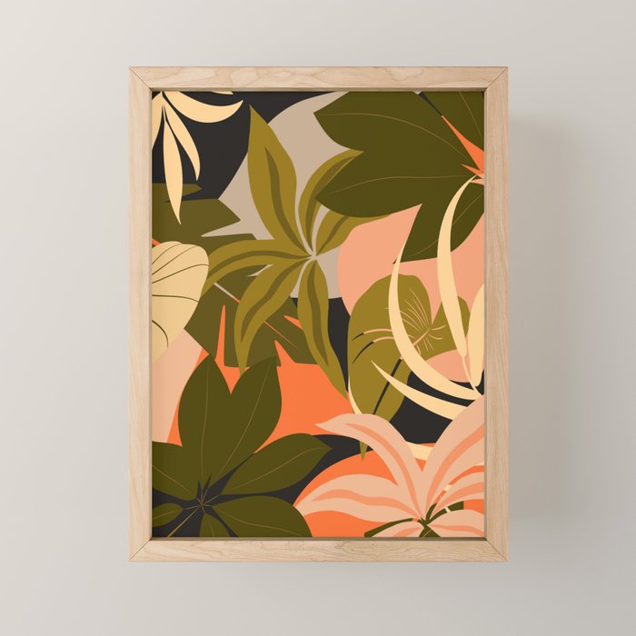 Jungle Abstract 23 Mini Art Print Gallery Image 1