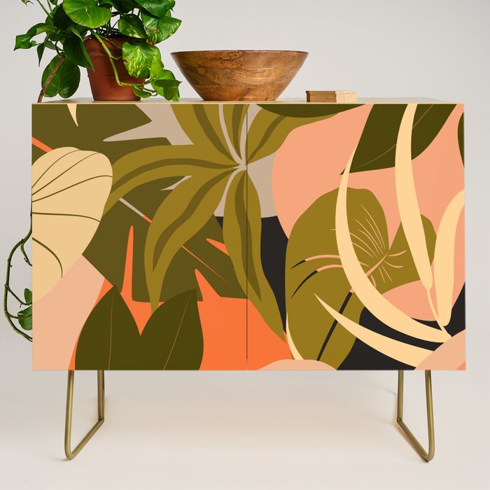 Jungle Abstract 23 Credenza Gallery Image 1