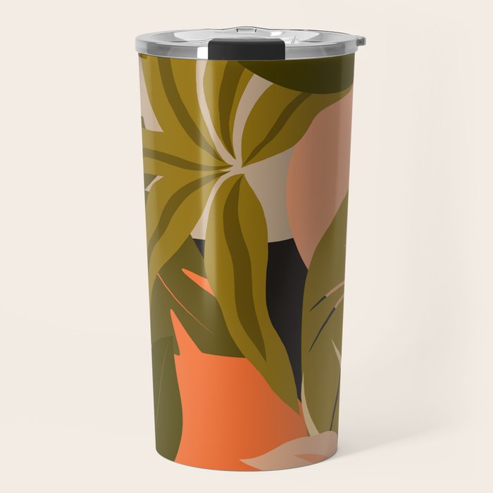 Jungle Abstract 23 Travel Mug Gallery Image 1