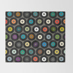 VINYL metal Throw Blanket Gallery Image 2