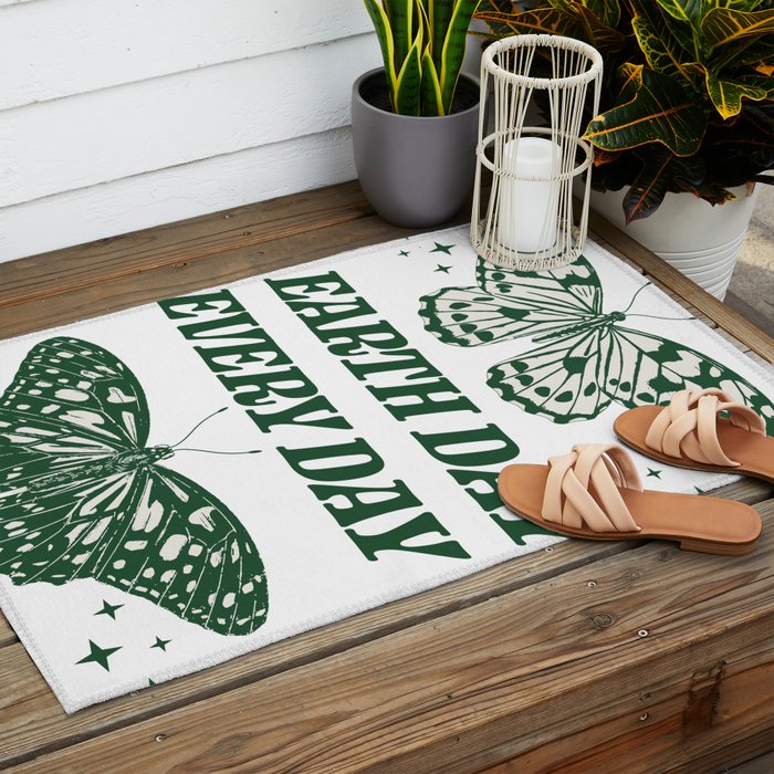 Earth Day Every Day Outdoor Rug Gallery Image 2
