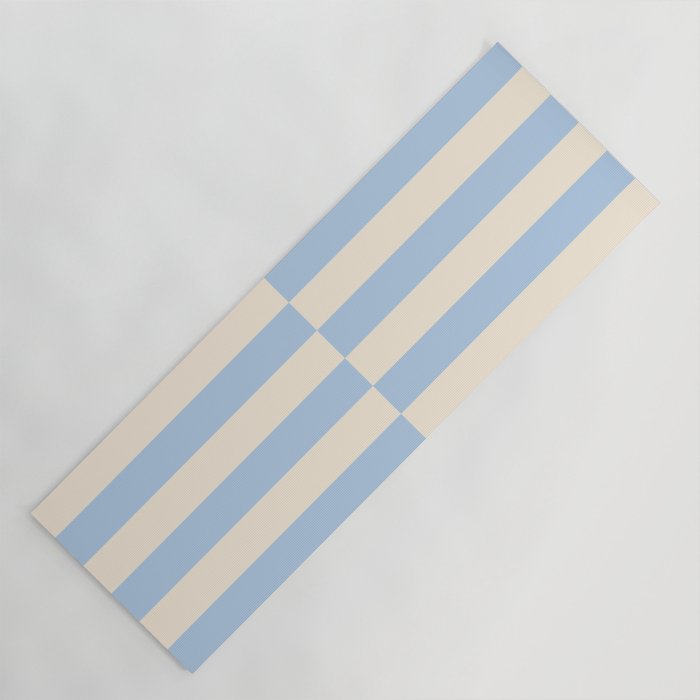 Strippy - Baby Blue Yoga Mat Gallery Image 1