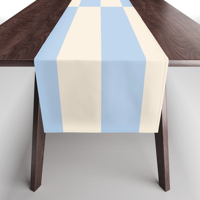 Strippy - Baby Blue Table Runner Gallery Image 1