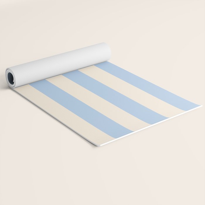 Strippy - Baby Blue Yoga Mat Gallery Image 2