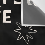 What's The Best That Could Happen in Black and White Wall Tapestry Gallery Image 3