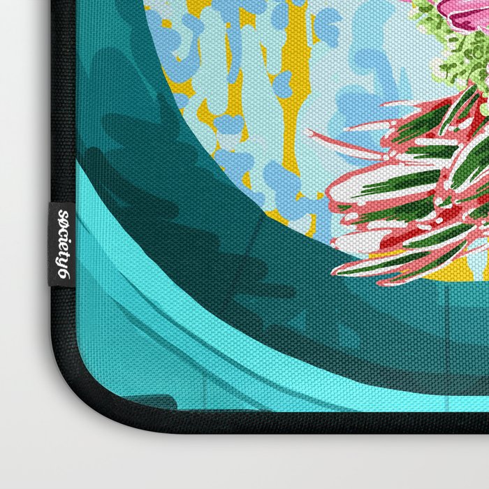 The Good Vibes Flower Pot Laptop Sleeve Gallery Image 3