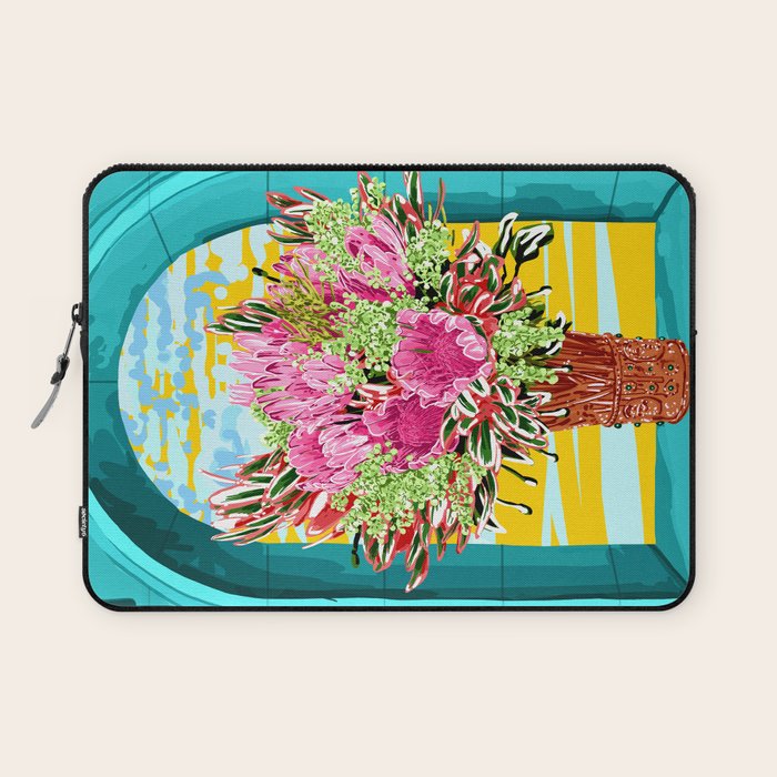 The Good Vibes Flower Pot Laptop Sleeve Gallery Image 1