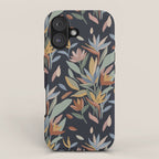 Hand Painted Floral Garden Night iPhone Case Gallery Image 1