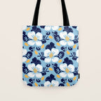 Vintage flower nature art pattern Tote Bag Gallery Image 1