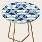 Vintage flower nature art pattern Side Table Gallery Image 2