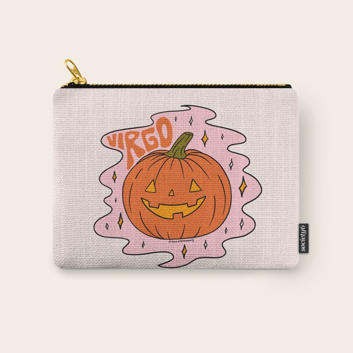 Virgo Jack O Lantern Carry All Pouch Gallery Image 1