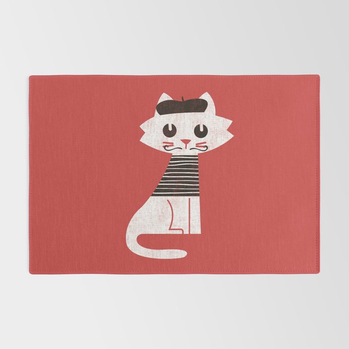 Mark the cat goes to Paris Rug Gallery Image 2