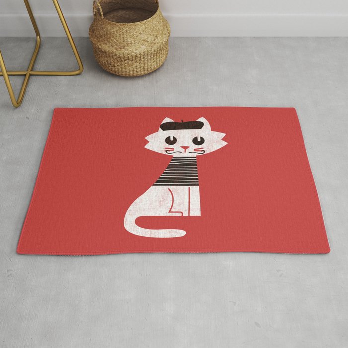 Mark the cat goes to Paris Rug Gallery Image 1