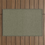 solid woven - dark sage Outdoor Rug Gallery Image 1