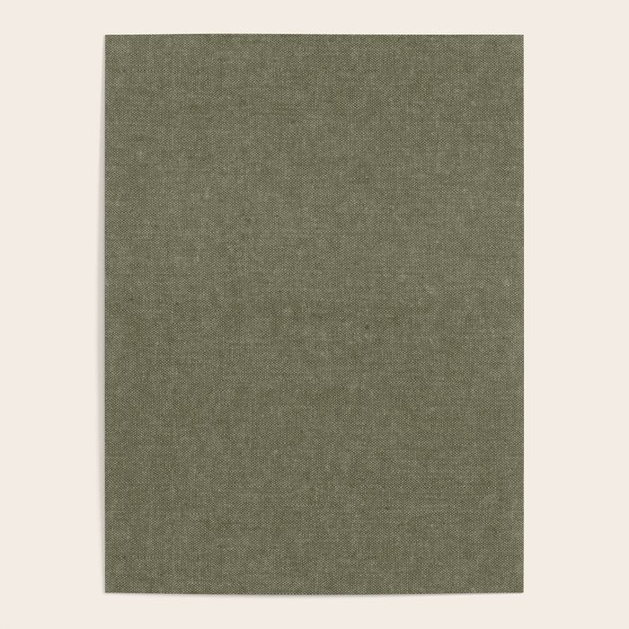 solid woven - dark sage Poster Gallery Image 1