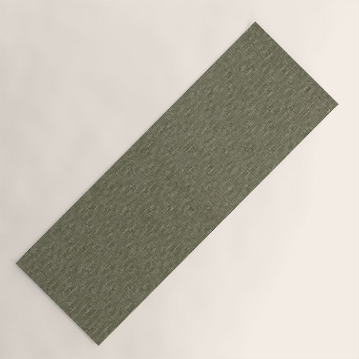 solid woven - dark sage Yoga Mat Gallery Image 1