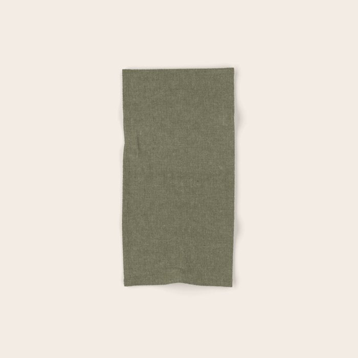 solid woven - dark sage Bath Towel Gallery Image 1