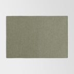 solid woven - dark sage Rug Gallery Image 2