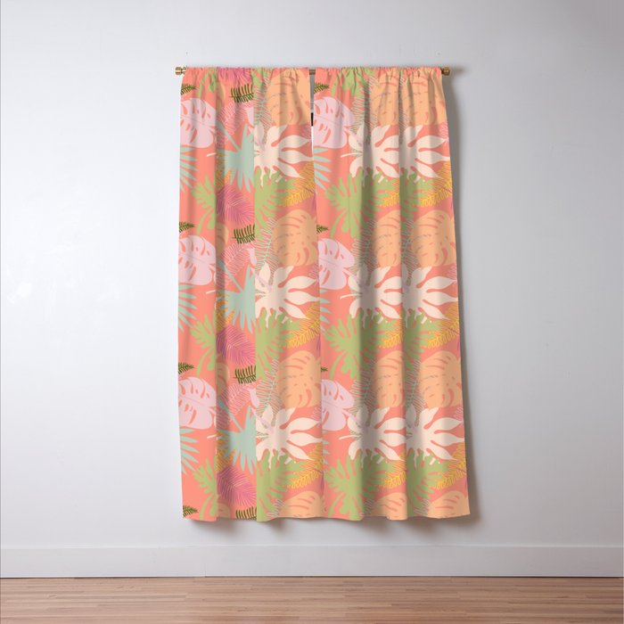 Melon Palms Window Curtain Gallery Image 3