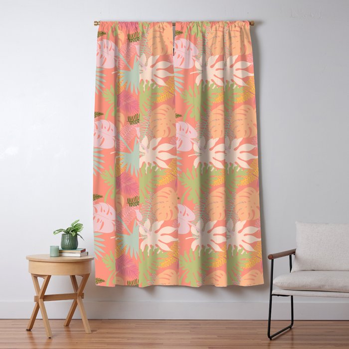 Melon Palms Window Curtain Gallery Image 5
