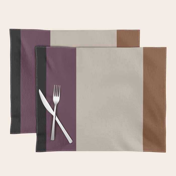 Contemporary Color Block VI Placemat Gallery Image 1