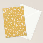 Contemporary Geometric Shapes - Orange Stationery Card Gallery Image 2
