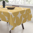 Contemporary Geometric Shapes - Orange Tablecloth Gallery Image 3