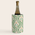 Froggie Ogee - green and blush Wine Chiller Gallery Image 2